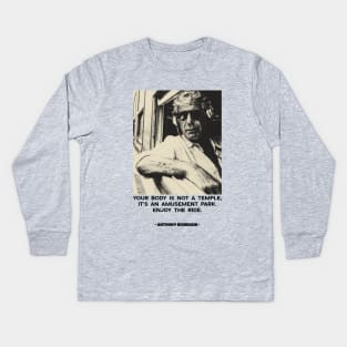 Anthony Bourdain vintage! Kids Long Sleeve T-Shirt